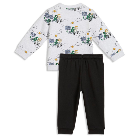 Puma Βρεφικές φόρμες σετ Super Minicats Printed Tracksuit